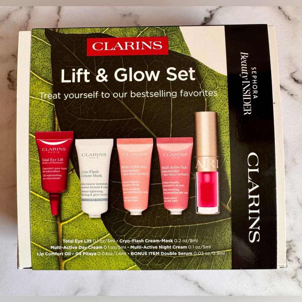 ✨Clarins Lift & Glow Set Brand New✨